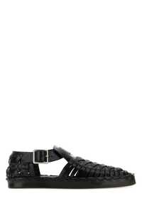 질산더 Black leather sandals / J15WP0045P5135 001