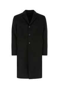 프라다 Black wool blend coat / UC472XS22203H F0002