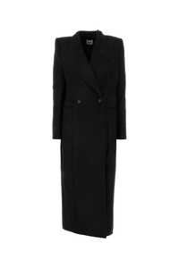 케이트 Black wool blend coat / 7086545 200