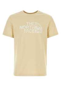 더노스페이스 Beige cotton t-shirt / NF0A827H 3X4
