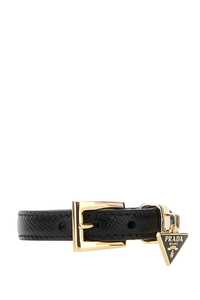 프라다 Black leather bracelet  / 1IB351053 F0002