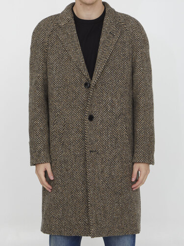 셀린느 Herringbone wool coat 2M76B331P