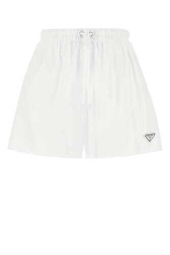 프라다 White nylon shorts / 22H840S2021WQ8 F0009