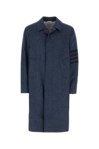 톰브라운 Blue wool coat / MOU595A05385 424