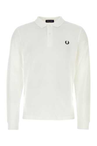 프레드페리 White piquet polo shirt / M6006 100