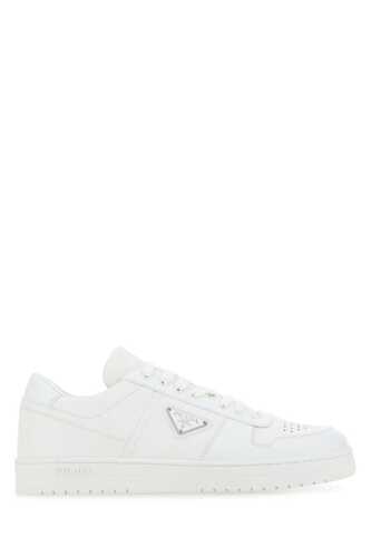 프라다 White leather sneakers  / 2EE3643LJ6 F0009