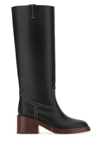 끌로에 Black leather Mallo boots / CHC22A684AF 001