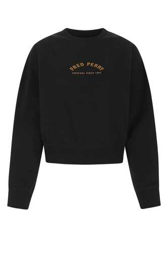프레드페리 Black cotton sweatshirt / G2149 102