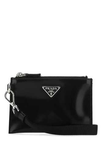 프라다 Black leather pouch  / 2TT141789 F0002