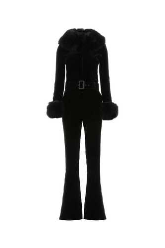 생로랑 Black velvet jumpsuit / 712167Y525R 1000