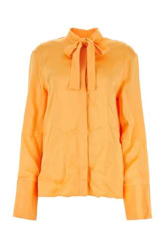 질산더 Orange satin shirt / J01DL0118J65022 831