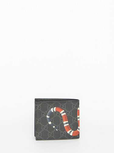 GUCCI GG Supreme wallet with Kingsnake 451268