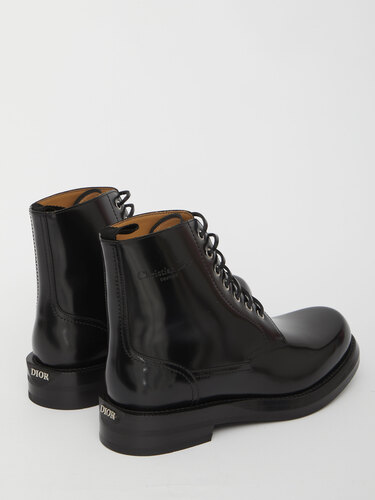 DIOR HOMME Leather Carlo boots 3BO305