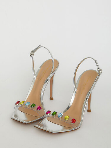 GIANVITO ROSSI Ribbon Candy sandals G32215-15