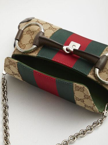 GUCCI Small Gucci Horsebit Chain shoulder bag 764339
