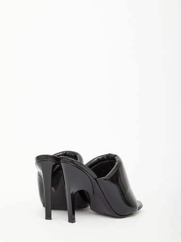 THE ATTICO Black Rem sandals 227WS521