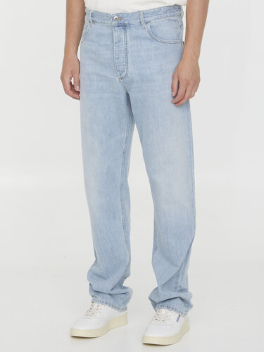 보테가베네타 Straight-leg denim jeans 710238