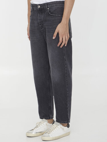 아미리 Black denim jeans HTR103