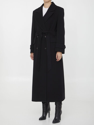 TAGLIATORE Long coat in wool JULIA