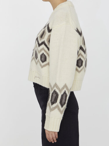 가니 Chunky wool sweater K2042