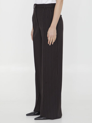 DOLCE&amp;GABBANA Pinstriped wool pants FTCP1T