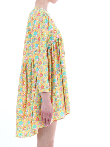 JEREMY SCOTT Yellow floral dress DR151