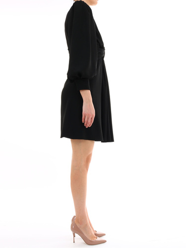 셀린느 Wrap dress black 2R294