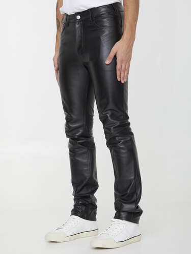 셀린느 Lou leather jeans 2G300280D