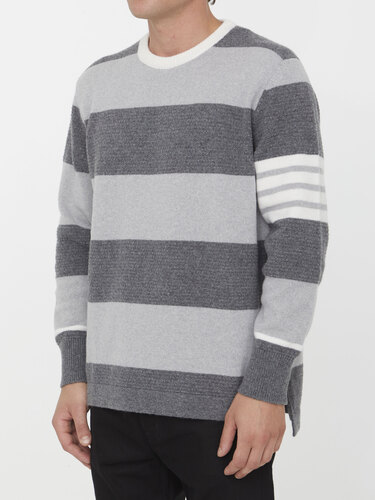 톰브라운 Striped wool jumper MKA483A