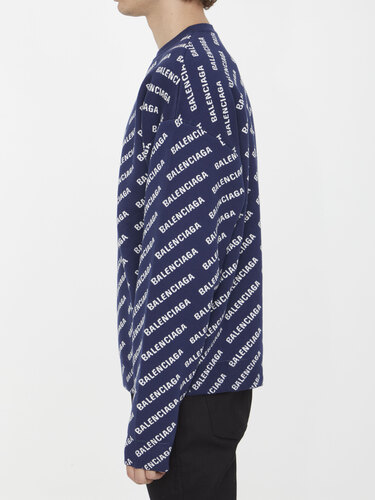 발렌시아가 Mini Allover Logo sweater 736247