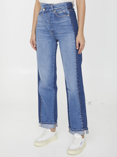 로에베 Deconstructed jeans S359Y11X83