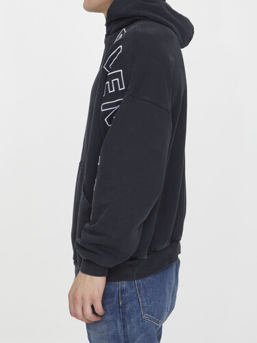 발렌시아가 Jersey hoodie with logo 739024