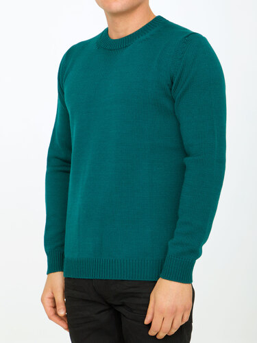 ROBERTO COLLINA Green merino wool sweater 02001