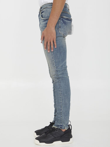 PURPLE BRAND Slim jeans in light-blue denim P001