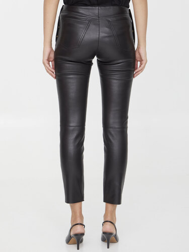 셀린느 Leather skinny trousers 2G410136W