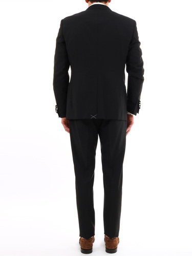 토넬로 Black mohair wool suit 01AP318K