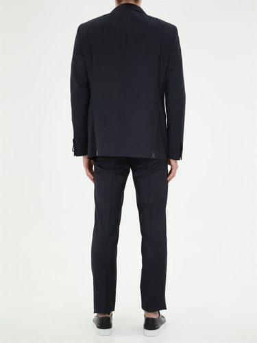 토넬로 Blue wool pinstripe suit 01AD240Y