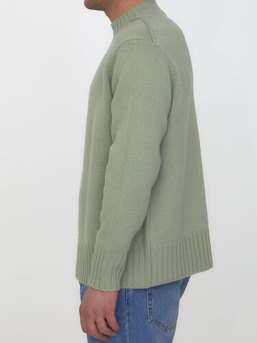 랑방 Green cashmere sweater RM-PO0004-K400-P23