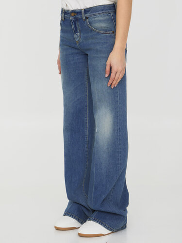 생로랑 Vintage denim jeans 723228YI863