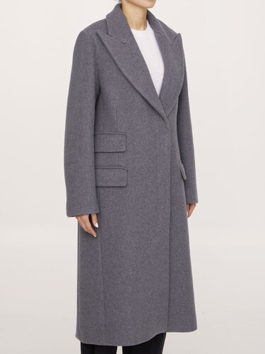 로에베 Grey wool coat S540Y01X38