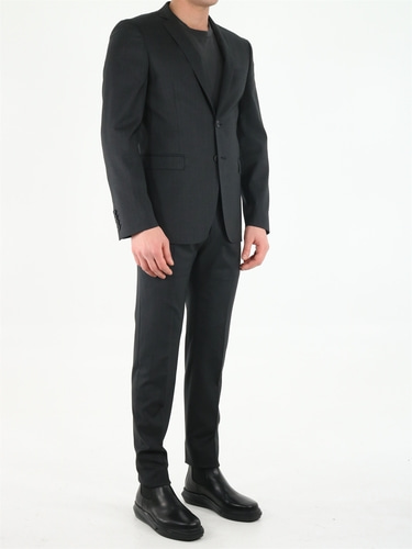토넬로 Black wool suit 01AP240Y
