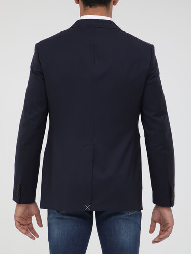 토넬로 Blue wool jacket 06G459Y