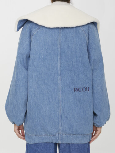 PATOU Oversized denim jacket OU023