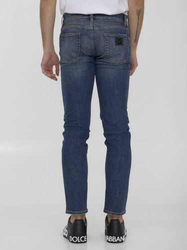 DOLCE&amp;GABBANA Blue denim jeans GY07LD