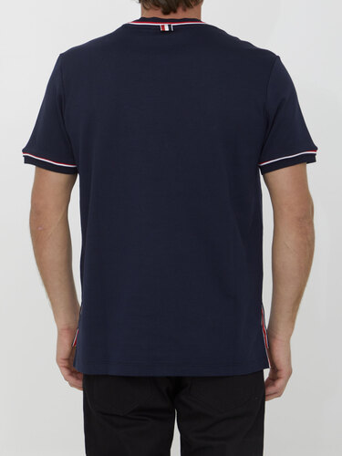 톰브라운 Navy cotton t-shirt MJS231A