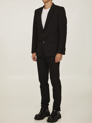 DOLCE&amp;GABBANA Two-piece suit in black wool GK0RMT