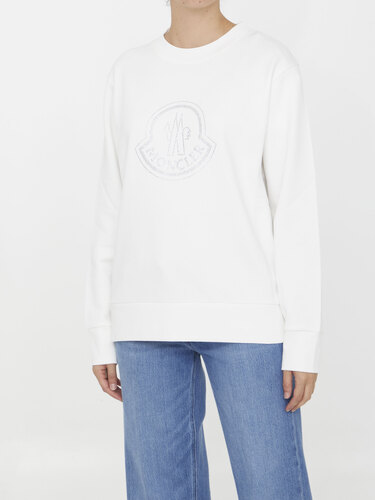몽클레르 그레노블 Crystal logo sweatshirt 8G00053