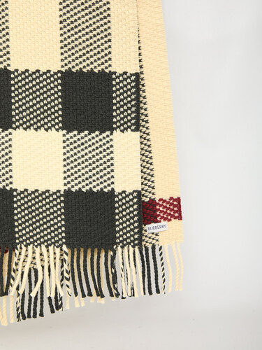 BURBERRY Check wool scarf 8079240