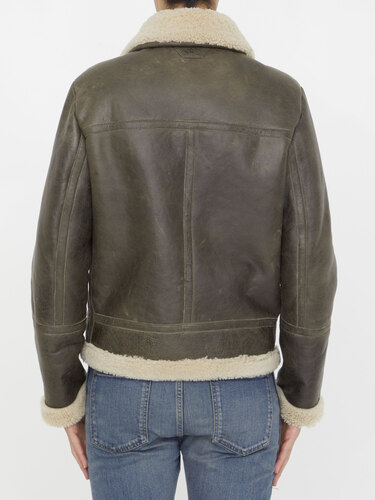 SALVATORE SANTORO Shearling bomber jacket 45534