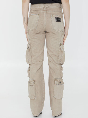 DOLCE&amp;GABBANA Cotton cargo trousers FTCR5D